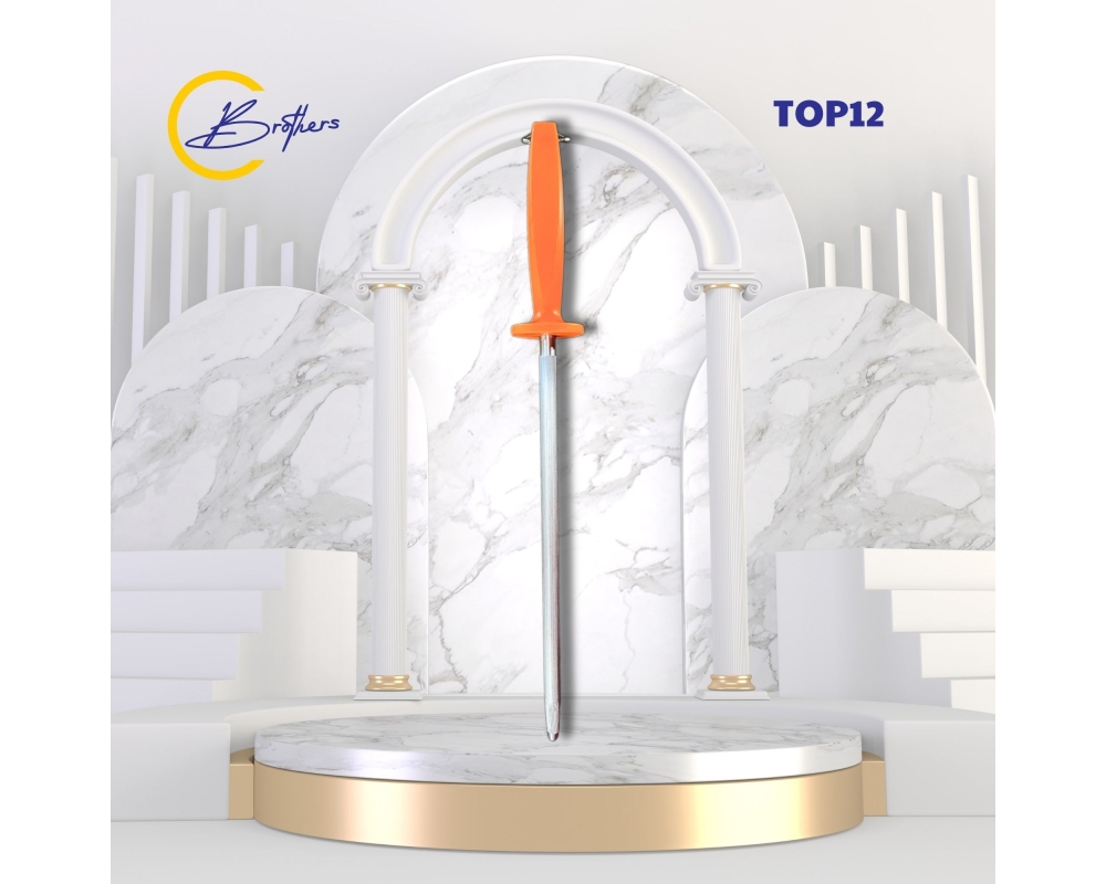 LIẾC DKS TRÒN NHÁM MỊN CÁN CAM 12'' - TOP12