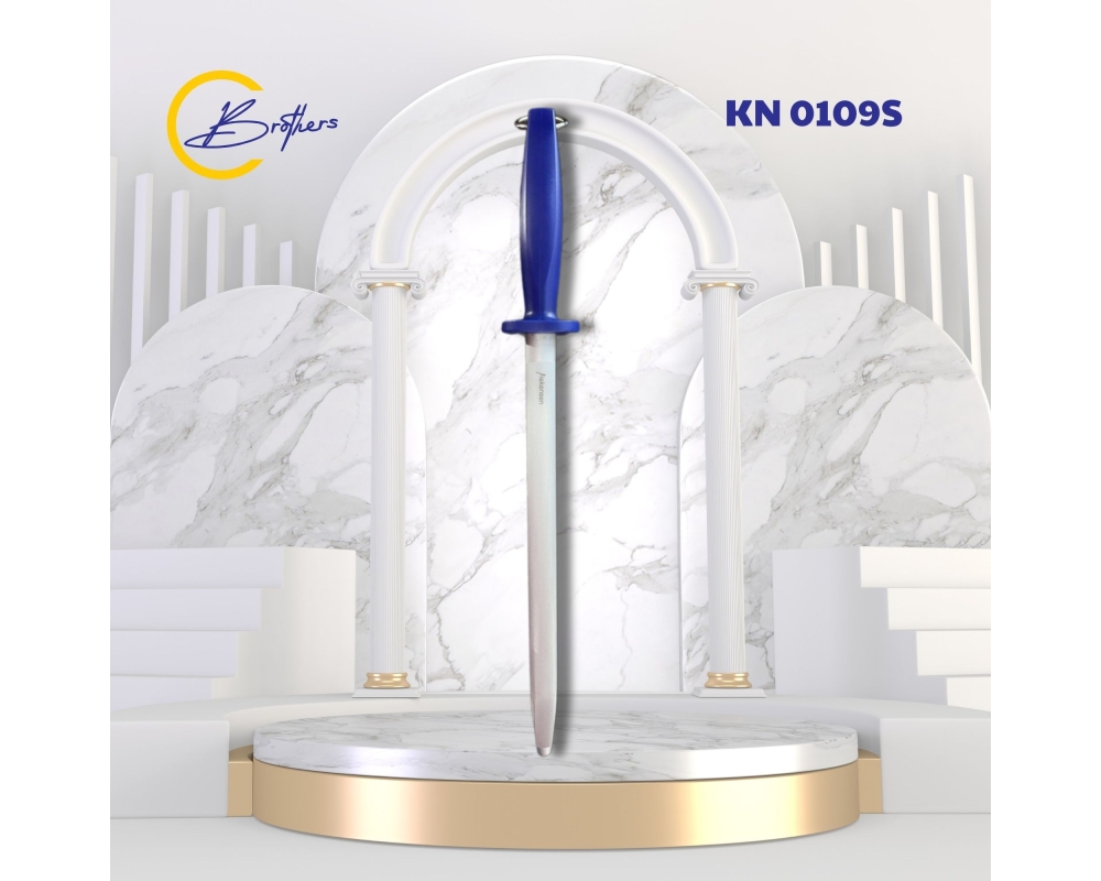Liếc DKS oval nhám mịn 12" cán PP KN 0109S 