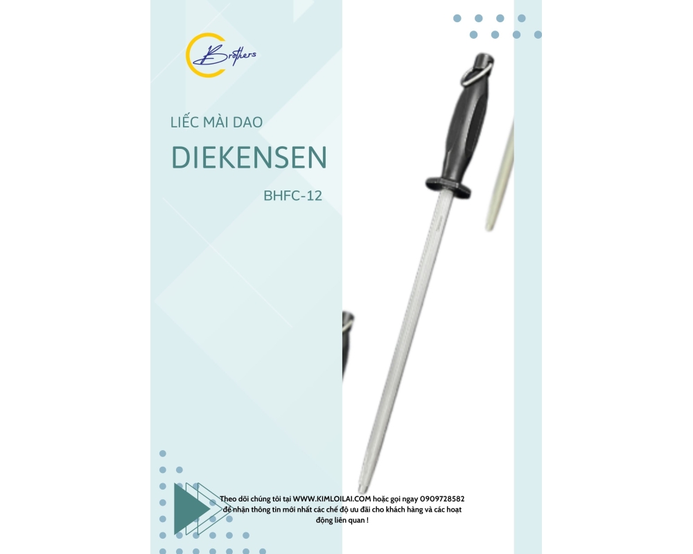 LIẾC DIKENSEN TRÒN NHÁM TOP12 CÁN ĐEN
