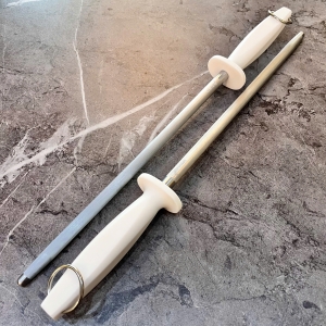 Liếc Diekensen Tròn Nhám Cán Trắng 12" ASY12-12B3-11