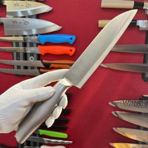Dao Santoku cán Inox Diekensen K-49-2