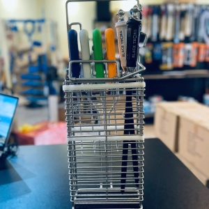 Rổ đựng 4 dao 2 liếc Inox KHC4