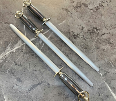 Liếc FDICK Oval nhám mịn phũ carbon mờ HONORARY Steel Fine Cut 12'' 75873300