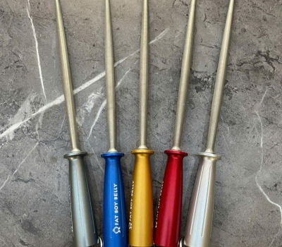 Liếc Dao tròn Kim Cương 10" FAT BOY BELLY ASS-10D . 5 màu . Diamond (Aluminium Handle)