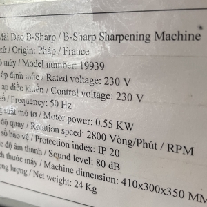 MÁY MÀI DAO BOBET MATERIAL