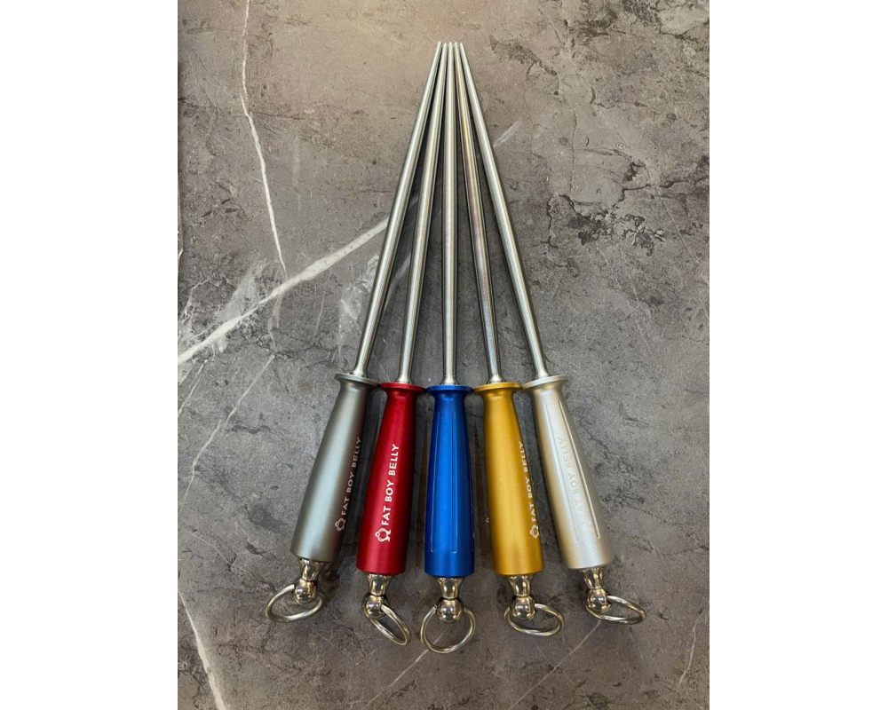Liếc Dao tròn bóng 10" FAT BOY BELLY ASS-10P 5 màu . (Aluminium Handle) Sao chép Liếc Dao tròn bóng 10" FAT BOY BELLY ASS-10P 5 màu . (Aluminium Handle) Sao chép