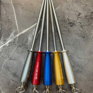 Liếc Dao tròn bóng 10" FAT BOY BELLY ASS-10P 5 màu . (Aluminium Handle)  Sao chép