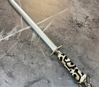 Liếc dao Diekensen Oval nhám mịn 12" cán ABS đa sắc màu - Fine Lines ( Aluminium Handle ) SSOVAL-12F