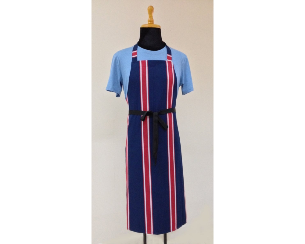 TẠP DỀ POLY COTTON SỌC LỚN - DÀI